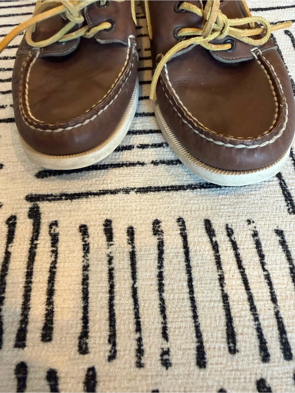 Sperry Top-Sider Men's 7M Authentic Original Brown Leather Boat Shoes 2965306